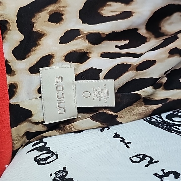 Chicos burnt orange blazer - Picture 3 of 8